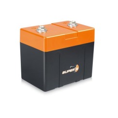 le magasin des pilotes : Batterie SUPER B au Lithium Fer Phosphate 7,8 A/h Démarrage 450 A Dimensions 120 x 93 x 82 mm Faible poids : 1,3 kg
