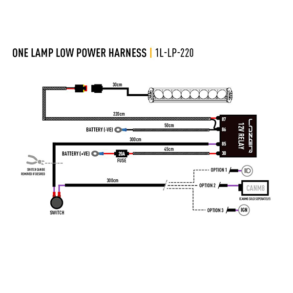 le magasin des pilotes : KIT CONNECTION 1 LAMPE AVEC INTERRUPTEUR POUR ST T2R 3R low power